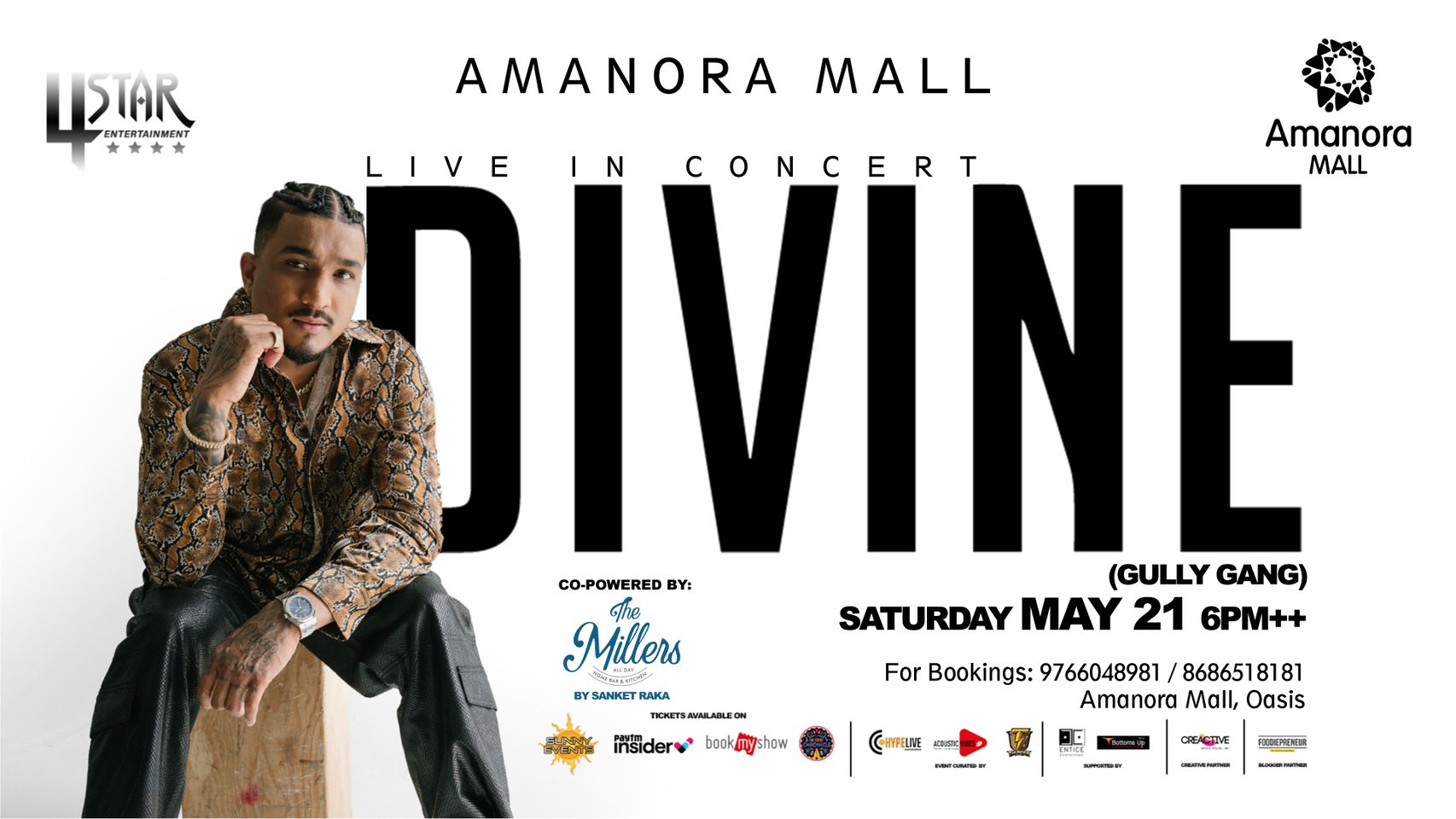 Divine Live in Concert | Amanora Mall