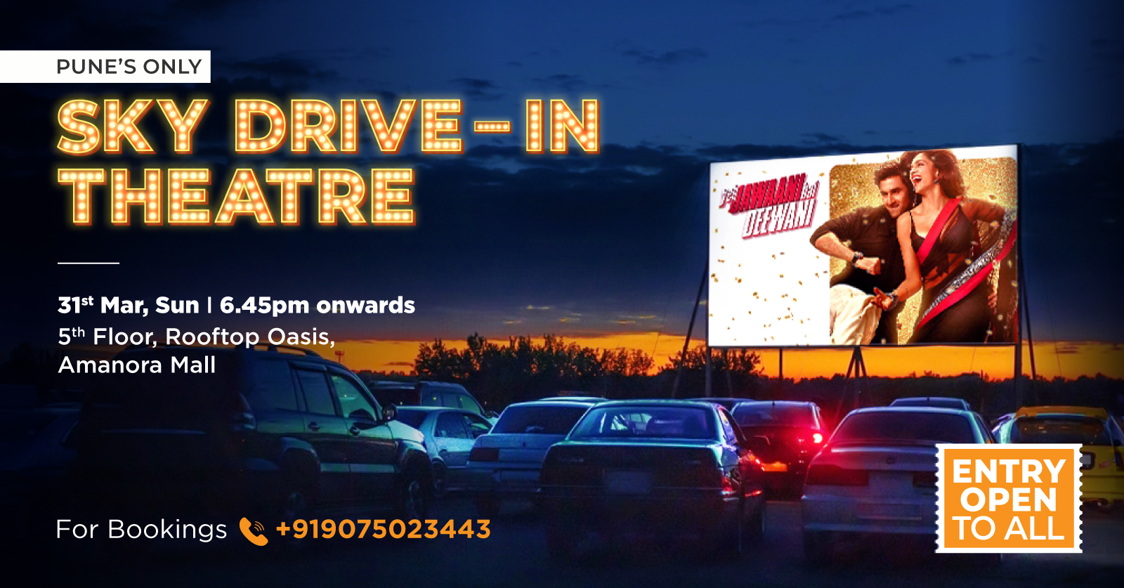 Amanora Sky Drive-In Cinema | Yeh Jawaani Hai Deewani